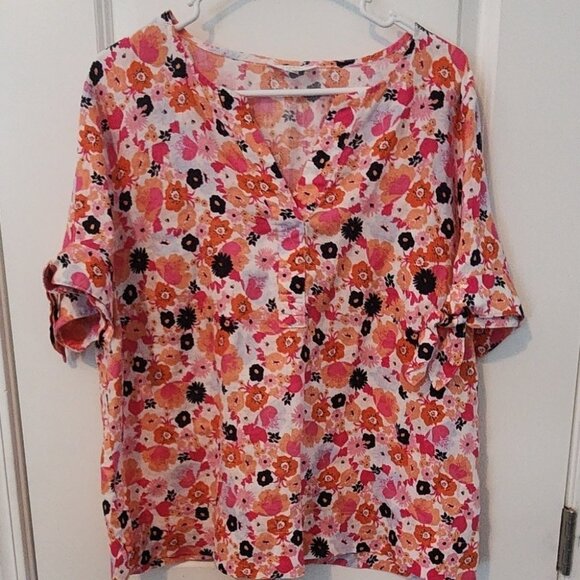 Linen Charter Club Luxury Linen Top Size Extra Large - Picture 5 of 5